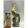 Image 2 : 4 Figural Ceramic Décor Items (tallest approx: 13")