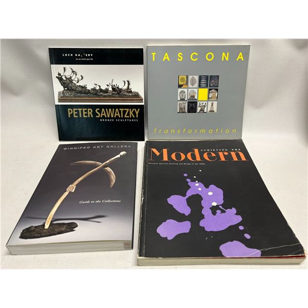 4 Canadian Modern Art Books - Tascona Winnipeg Art Gallery Peter Sawatzky etc