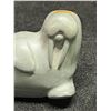 Image 5 : Artist Signed Soapstone Pin - B. Kattork Pond Inlet N.W.T (smaller approx: 2.25"W)