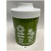 Image 8 : Vintage Metal Canister Set (largest canister is about 9"T and 6"W)