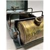 Image 3 : Vintage Brass / Metal Pull-Out Camp Stove Sweden (Approx: 7x7x4")