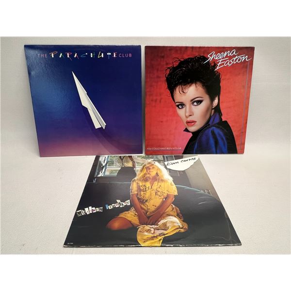 Sheena Easton / Kim Carnes & The Parachute Club 12" LPs Vinyl Records