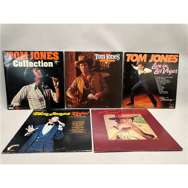 5 Tom Jones 12" LPs Vinyl Records