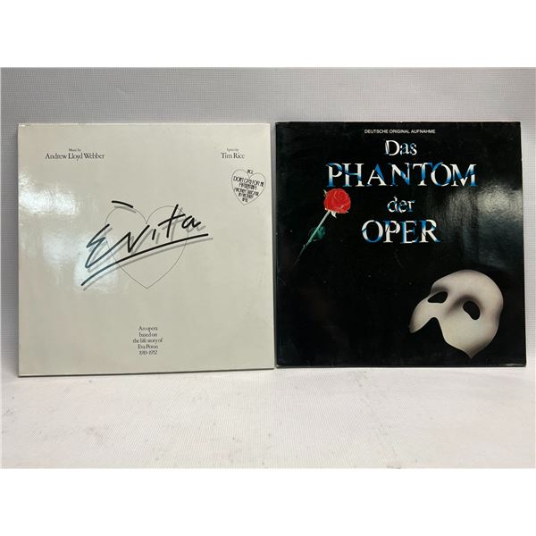 Evita & Das Phantom Der Oper 12" LPs Vinyl Records
