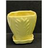 Image 2 : 2 Small Ceramic Planter Vases (larger is about 4"T 4"W)