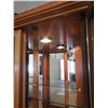 Image 2 : Wooden China Cabinet with Overhead Light