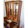 Image 3 : Wooden China Cabinet with Overhead Light