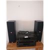 Image 1 : Technics Stereo Receiver and 5-Disk CD Changer with 4 JBL Speakers