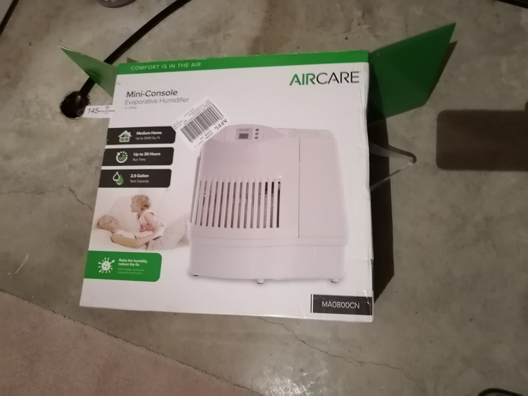 AIRCARE Mini-Console Evaporative Humidifier and MAF2 Super Wick