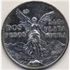 Image 1 : 1921 Mo MEXICO SILVER 2 PESOS-RARE UNC