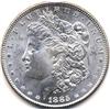 Image 1 : NICE 1885 US SILVER MORGAN DOLLAR-MS63