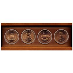 1492-1992 500th QUINCENTENNIAL SPANISH BRONZE MEDALS