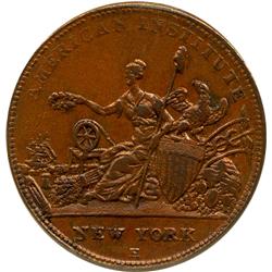 1836 R.W. ROBINSON HARD TIMES TOKEN, HT-155, CIRC