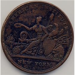 1836 R.W. ROBINSON HARD TIMES TOKEN, HT-155, CIRC