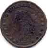 Image 1 : 1837 CENTRE MARKET NEW YORK HARD TIMES TOKEN-CIRC