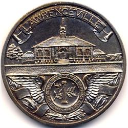 1913 SWIMMING MEDAL FROM THE LAWRENCEVILLE SCHOOL-UNC