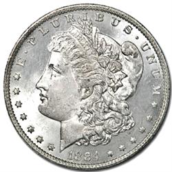 1884-O US MORGAN SILVER DOLLAR-MS63