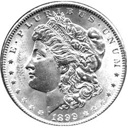 1899-O US SILVER MORGAN DOLLAR-REAL NICE MS64+
