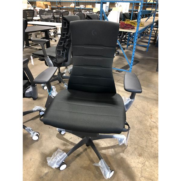 HERMAN MILLER EMBODY BLACK / GRAPHITE FULLY ADJUSTABLE GAMING TASK CHAIR RETAIL VALUE $2263