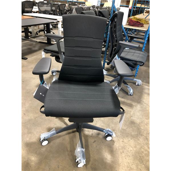 HERMAN MILLER EMBODY BLACK / GRAPHITE FULLY ADJUSTABLE GAMING TASK CHAIR RETAIL VALUE $2263