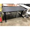 Image 2 : HERMAN MILLER BLACK 60"W SIT / STAND ELECTRIC HEIGHT ADJUSTABLE COMPUTER TABLE RETAIL VALUE $1967