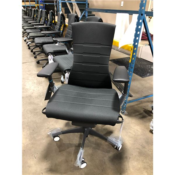 HERMAN MILLER EMBODY BLACK / GRAPHITE FULLY ADJUSTABLE GAMING TASK CHAIR RETAIL VALUE $2263