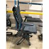 Image 2 : HERMAN MILLER EMBODY BLACK / CYAN FULLY ADJUSTABLE GAMING TASK CHAIR RETAIL VALUE $2263