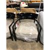 Image 2 : KARTELL CARA BLACK FRAMED LOUNGE CHAIR