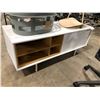 Image 2 : DESIGN WITHIN REACH 54" WHITE CREDENZA
