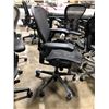 Image 2 : HERMAN MILLER AERON BLACK FULLY ADJUSTABLE TASK CHAIR ( SIZE B ) RETAIL VALUE $1933
