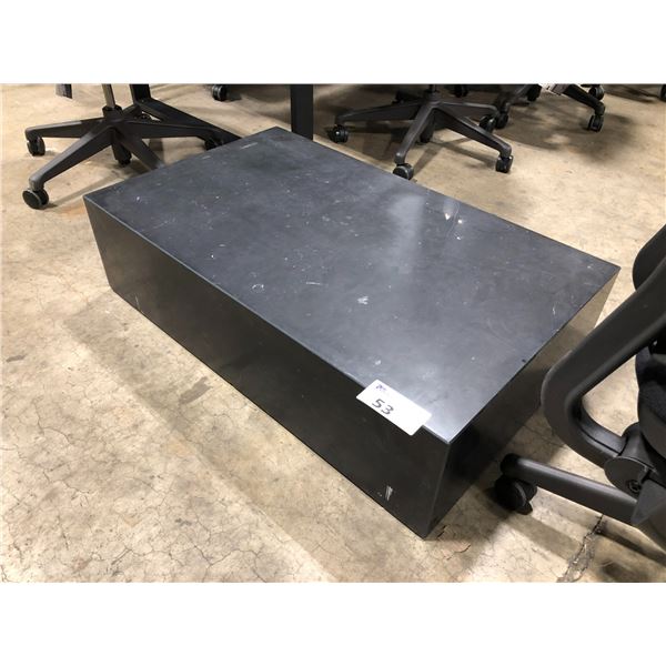 DESIGN WITHIN REACH BLACK GRANITE COFFEE TABLE