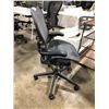 Image 2 : HERMAN MILLER AERON GRAPHITE FULLY ADJUSTABLE TASK CHAIR (SIZE B) RETAIL VALUE $1,933.00