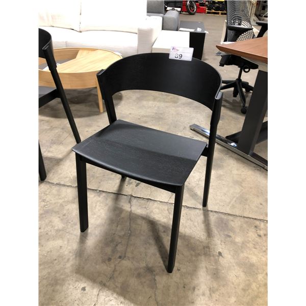DESIGN WITHIN REACH COVER BLACK SIDE CHAIR