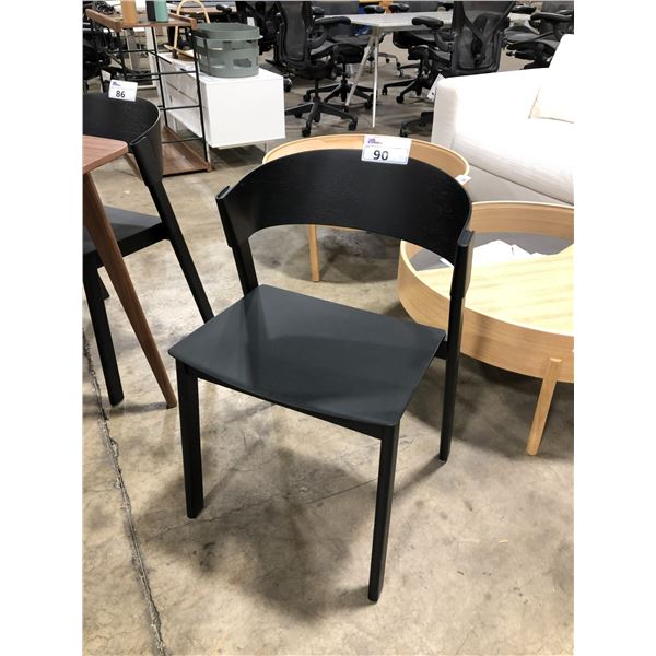 DESIGN WITHIN REACH COVER BLACK SIDE CHAIR