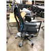 Image 2 : HERMAN MILLER EMBODY BLACK / CYAN FULL ADJUSTABLE GAME TASK CHAIR RETAIL VALUE $2,263.00