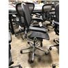 Image 2 : HERMAN MILLER AERON BLACK / CHROME FULLY ADJUSTABLE TASK CHAIR (SIZE B) RETAIL VALUE $2,098.00