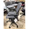 Image 2 : HERMAN MILLER AERON GRAPHITE FULLY ADJUSTABLE TASK CHAIR (SIZE B) RETAIL VALUE $2,041.00