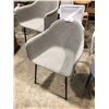 Image 2 : DESIGN WITHIN REACH MENU GREY ARM CHAIR