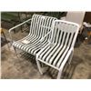 Image 1 : DESIGN WITHIN REACH PALISSADE SKY GREY ARM AND SIDE CHAIR