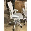 Image 2 : HERMAN MILLER MIRRA 2 GREY / WHITE FULLY ADJUSTABLE (BUTTERFLY BACK)  TASK CHAIR RETAIL VALUE