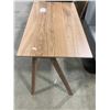 Image 2 : DESIGN WITHIN REACH  51.5 X 25.5 WALNUT LACQUER RECTANGULAR DINING TABLE