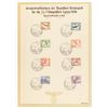 Image 1 : 1936 OLYMPIC GAMES GERMAN POSTAL STAMPS (8)