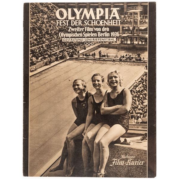 1936 OLYMPICS LENI RIEFENSTAHL MOVIE PROGRAM