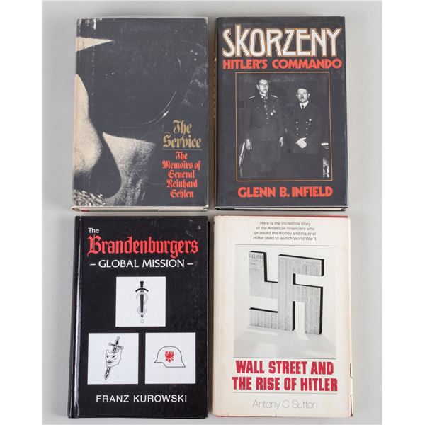 GERMAN WWII MILITARIA BOOKS (4)