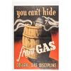 Image 1 : WWII AMERICAN GAS POSTER