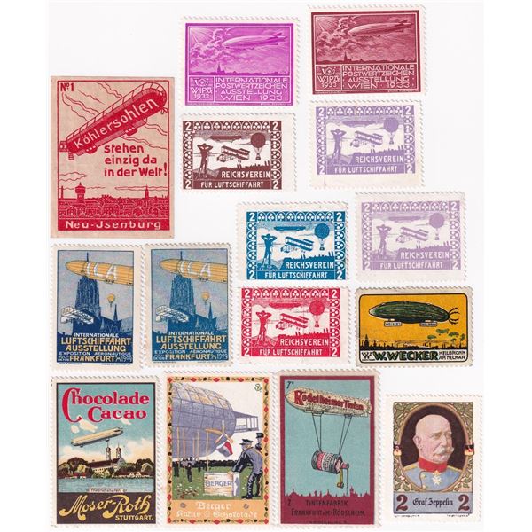 ZEPPELIN CINDERELLA STAMPS (20)