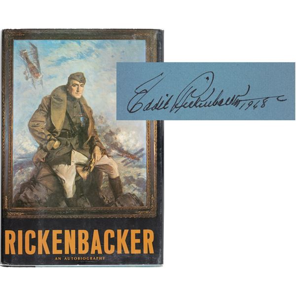 EDDIE RICKENBACKER SIGNED BOOK