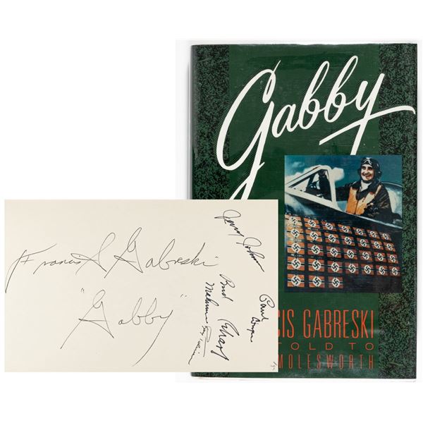 FRANCIS GABBY GABRESKI SIGNED BOOK