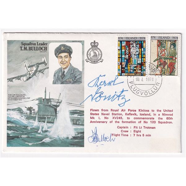 KARL DONITZ AND T.M. BULLOCH COMMEMORATIVE COVER