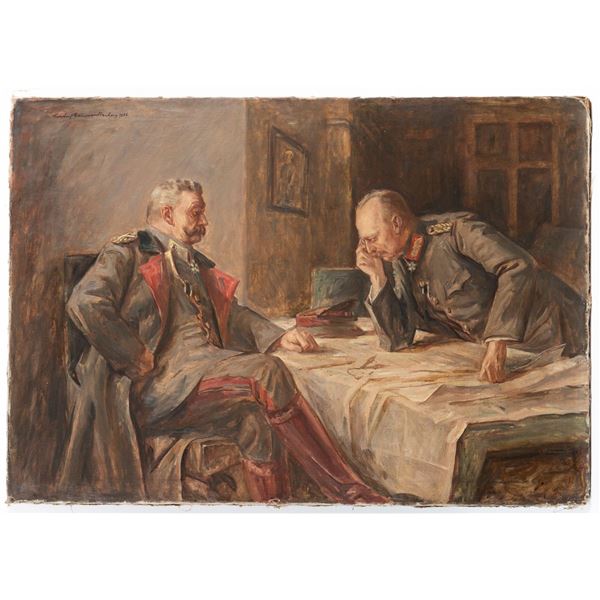 HINDENBURG AND LUDENDORFF PAINTING